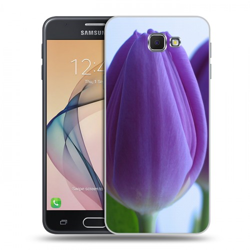 Дизайнерский пластиковый чехол для Samsung Galaxy J5 Prime Тюльпаны
