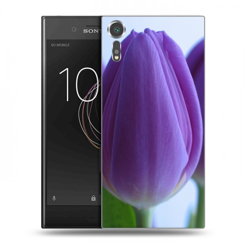 Дизайнерский пластиковый чехол для Sony Xperia XZs Тюльпаны