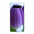 Дизайнерский силиконовый чехол для Samsung Galaxy S10 Тюльпаны