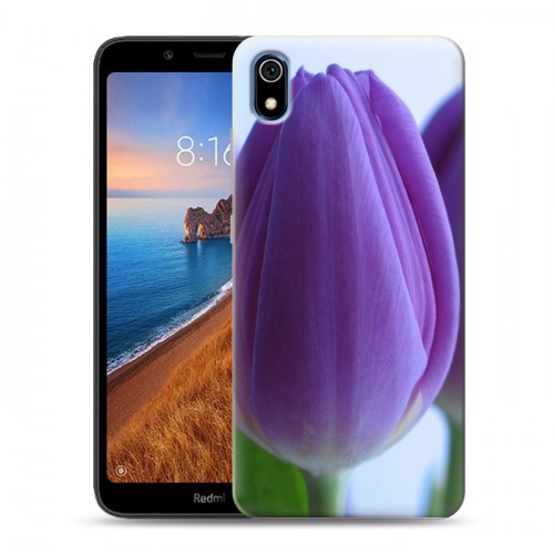 Дизайнерский силиконовый чехол для Xiaomi RedMi 7A Тюльпаны