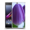 Дизайнерский пластиковый чехол для Sony Xperia Z Ultra  Тюльпаны