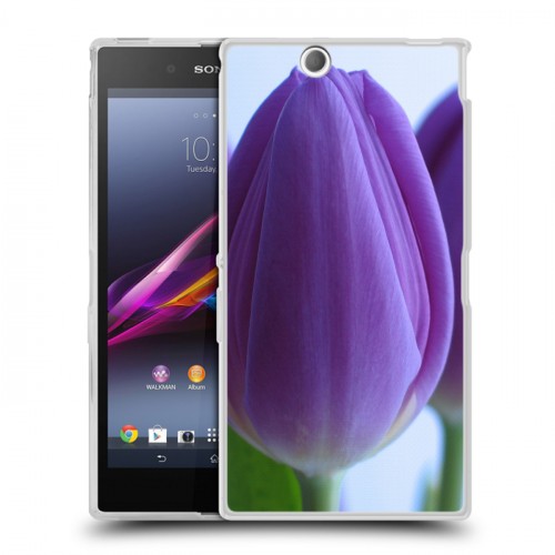 Дизайнерский пластиковый чехол для Sony Xperia Z Ultra  Тюльпаны