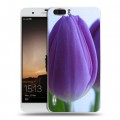 Дизайнерский силиконовый чехол для Huawei Honor 6 Plus Тюльпаны