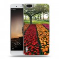 Дизайнерский силиконовый чехол для Huawei Honor 6 Plus Тюльпаны