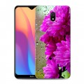 Дизайнерский силиконовый с усиленными углами чехол для Xiaomi RedMi 8A Хризантемы