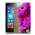 Дизайнерский пластиковый чехол для Microsoft Lumia 435 Хризантемы