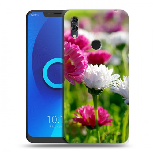 Дизайнерский силиконовый чехол для Alcatel 5V Хризантемы