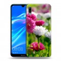 Дизайнерский пластиковый чехол для Huawei Y6 (2019) Хризантемы