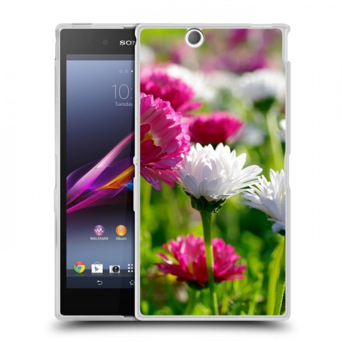 Дизайнерский пластиковый чехол для Sony Xperia Z Ultra  Хризантемы