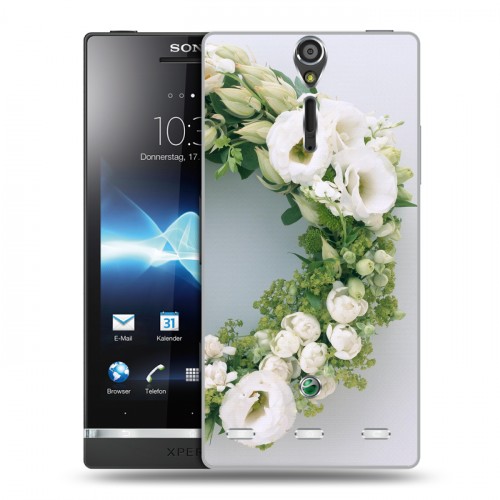 Дизайнерский пластиковый чехол для Sony Xperia S Хризантемы