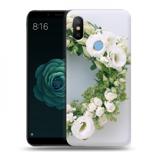 Дизайнерский силиконовый чехол для Xiaomi Mi A2 Хризантемы