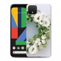 Дизайнерский пластиковый чехол для Google Pixel 4 Хризантемы