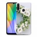 Дизайнерский пластиковый чехол для Huawei Y6p Хризантемы