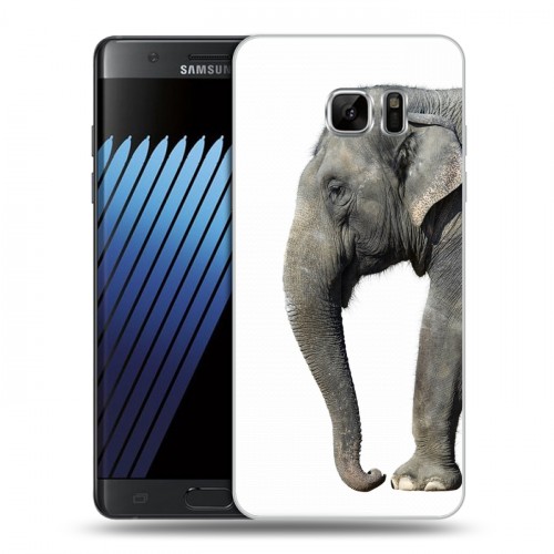 Дизайнерский пластиковый чехол для Samsung Galaxy Note 7 Слоны