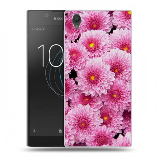 Дизайнерский пластиковый чехол для Sony Xperia L1 Хризантемы