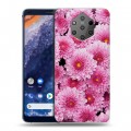 Дизайнерский силиконовый чехол для Nokia 9 PureView Хризантемы