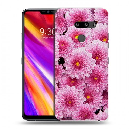 Дизайнерский пластиковый чехол для LG G8 ThinQ Хризантемы