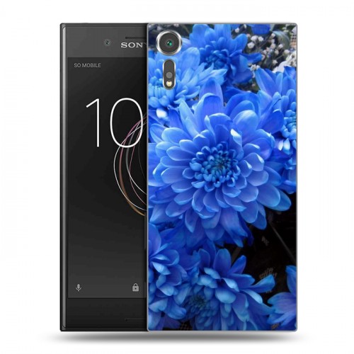 Дизайнерский пластиковый чехол для Sony Xperia XZs Хризантемы