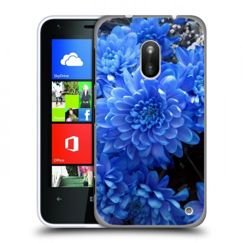 Дизайнерский силиконовый чехол для Nokia Lumia 620 Хризантемы