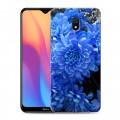 Дизайнерский силиконовый с усиленными углами чехол для Xiaomi RedMi 8A Хризантемы