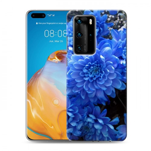 Дизайнерский пластиковый чехол для Huawei P40 Pro Хризантемы