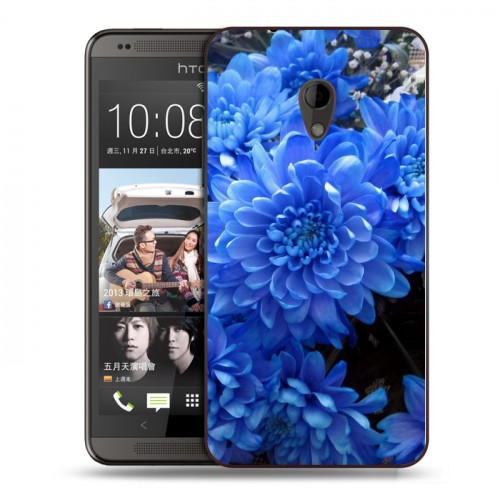 Дизайнерский пластиковый чехол для HTC Desire 700 Хризантемы