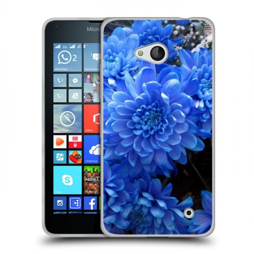 Дизайнерский пластиковый чехол для Microsoft Lumia 640 Хризантемы