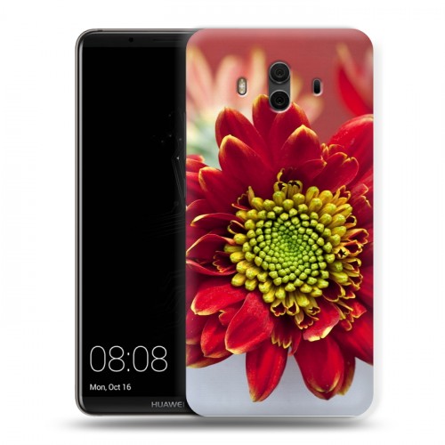 Дизайнерский пластиковый чехол для Huawei Mate 10 Хризантемы