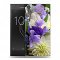 Дизайнерский пластиковый чехол для Sony Xperia XZs Хризантемы