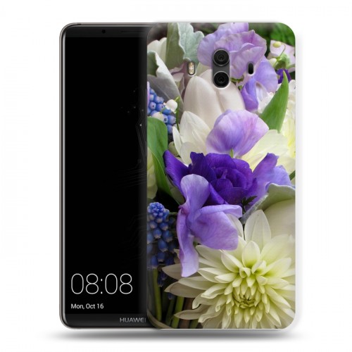 Дизайнерский пластиковый чехол для Huawei Mate 10 Хризантемы