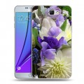 Дизайнерский пластиковый чехол для Samsung Galaxy Note 2 Хризантемы