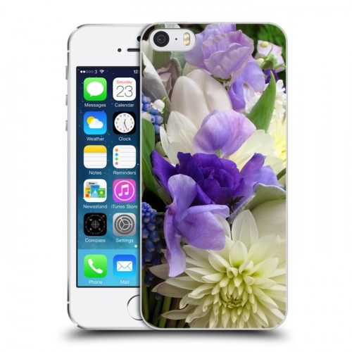 Дизайнерский пластиковый чехол для Iphone 5s Хризантемы