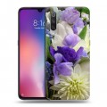 Дизайнерский силиконовый с усиленными углами чехол для Xiaomi Mi9 Хризантемы