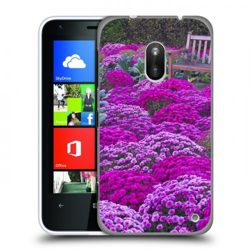 Дизайнерский пластиковый чехол для Nokia Lumia 620 Хризантемы