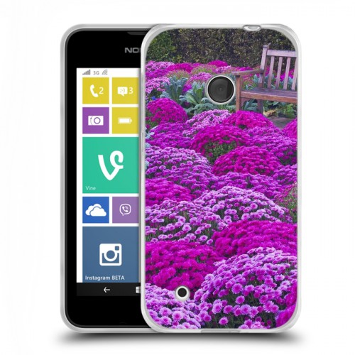 Дизайнерский пластиковый чехол для Nokia Lumia 530 Хризантемы