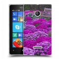 Дизайнерский пластиковый чехол для Microsoft Lumia 435 Хризантемы