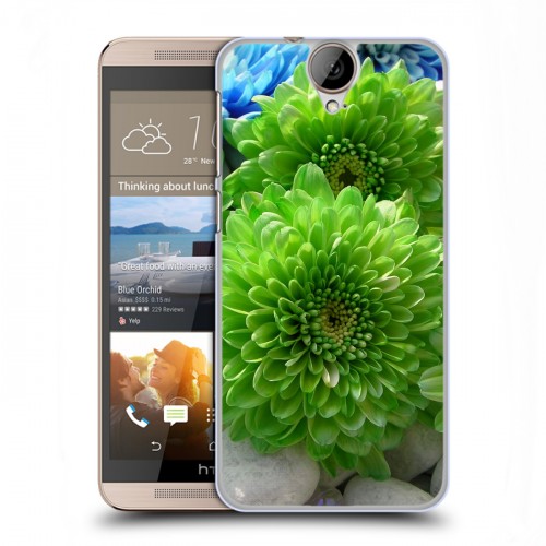 Дизайнерский пластиковый чехол для HTC One E9+ Хризантемы