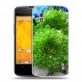 Дизайнерский пластиковый чехол для LG Google Nexus 4 Хризантемы