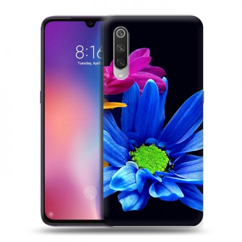 Дизайнерский силиконовый с усиленными углами чехол для Xiaomi Mi9 Хризантемы