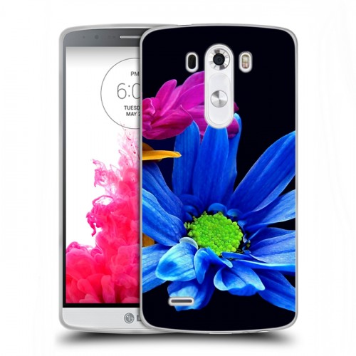 Дизайнерский пластиковый чехол для LG G3 (Dual-LTE) Хризантемы