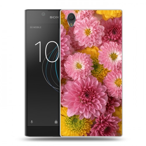 Дизайнерский пластиковый чехол для Sony Xperia L1 Хризантемы