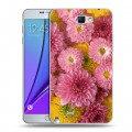 Дизайнерский пластиковый чехол для Samsung Galaxy Note 2 Хризантемы