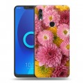 Дизайнерский силиконовый чехол для Alcatel 5V Хризантемы