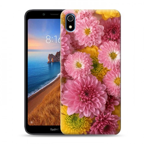 Дизайнерский силиконовый чехол для Xiaomi RedMi 7A Хризантемы