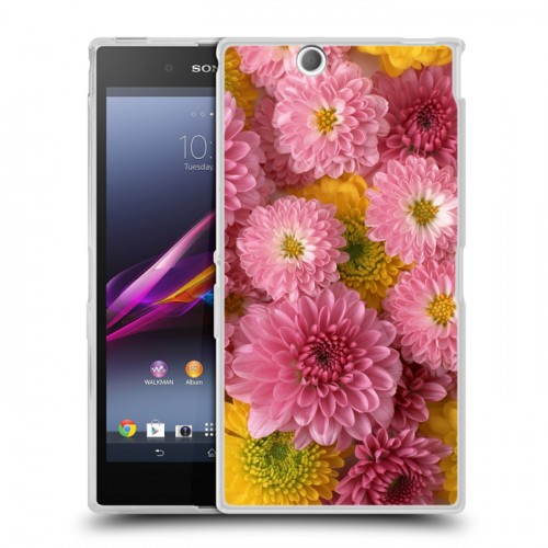 Дизайнерский пластиковый чехол для Sony Xperia Z Ultra  Хризантемы