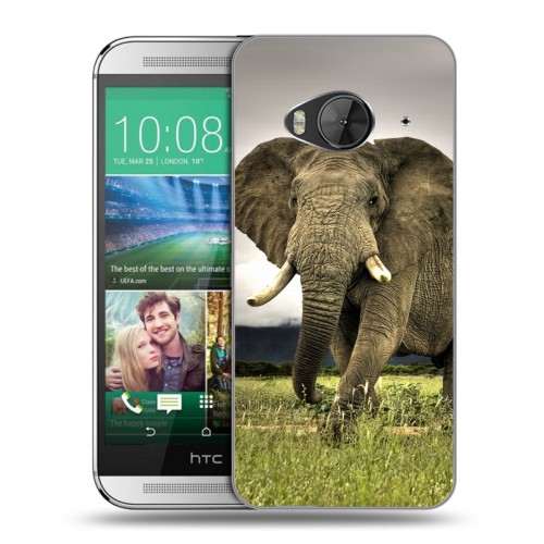 Дизайнерский силиконовый чехол для HTC One ME Слоны