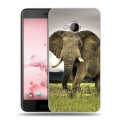 Дизайнерский силиконовый чехол для HTC U Play Слоны