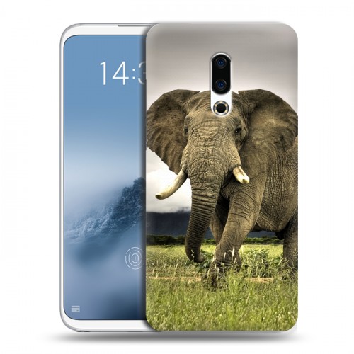 Дизайнерский силиконовый чехол для Meizu 16th Plus Слоны