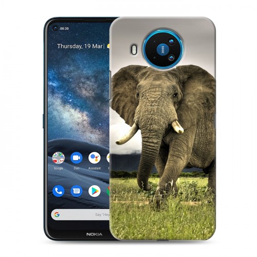 Дизайнерский силиконовый чехол для Nokia 8.3 Слоны