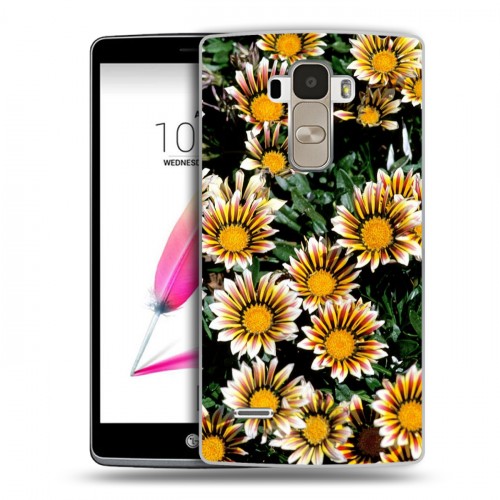 Дизайнерский пластиковый чехол для LG G4 Stylus Хризантемы